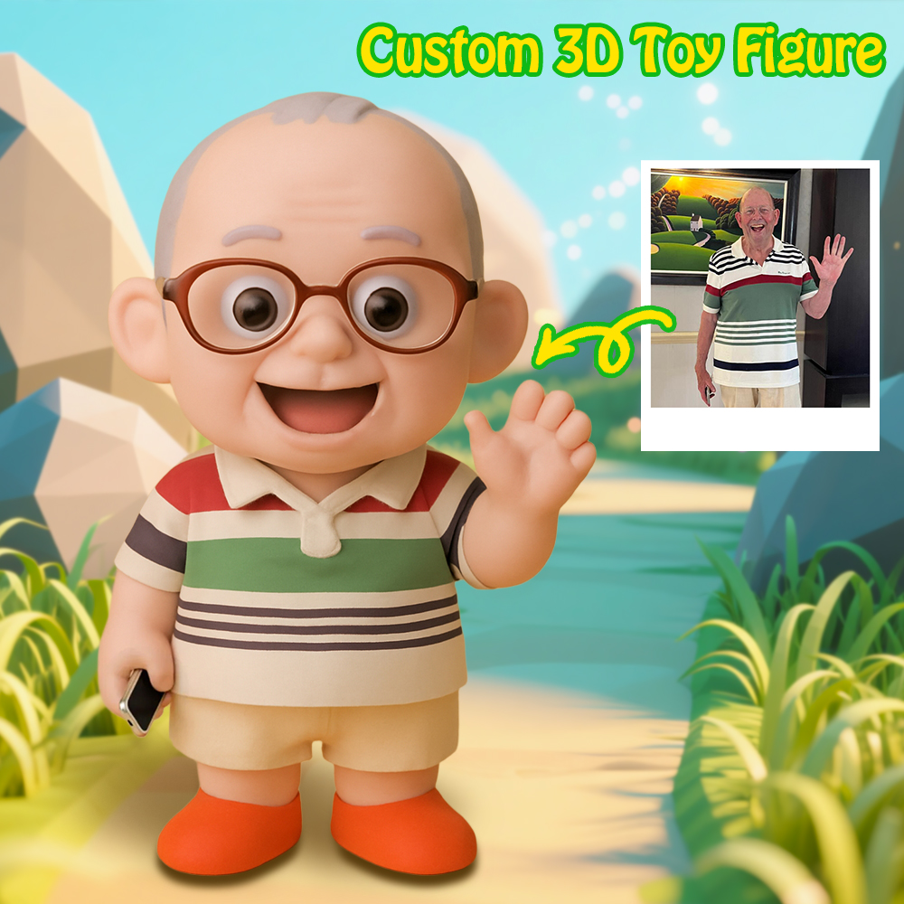 Personalized 3D Action Figure Turn Your Photo into a Unique Father’s
