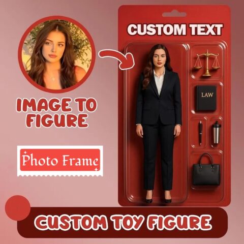 Fully Body Custom Action Figure Portraits | Personalized Toy Box Art