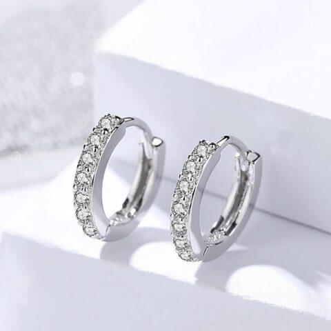 The gift that gets remembered long after the wrapping paper: Circle Earrings Silver