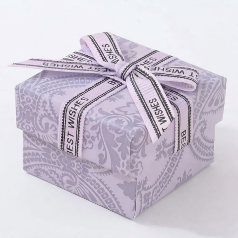 Made for one person in the world – them: Purple Ribbon Box