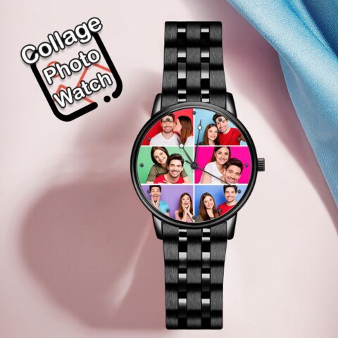 Every glance at their wrist becomes a memory of you: Custom Photo Watch Personalized