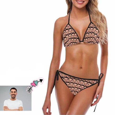 Custom Face Women S Bikini Swimsuit