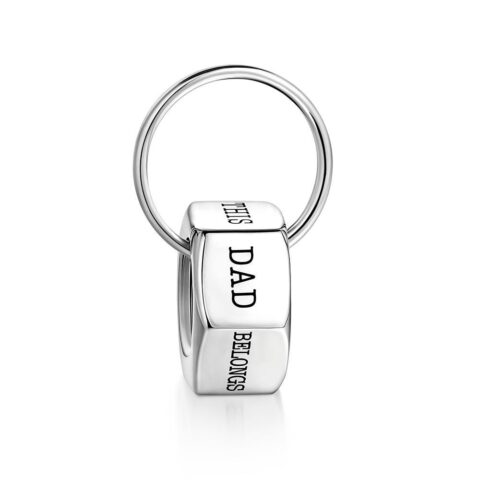 Custom Engraved Keychain Screw Nut Keychain for Men